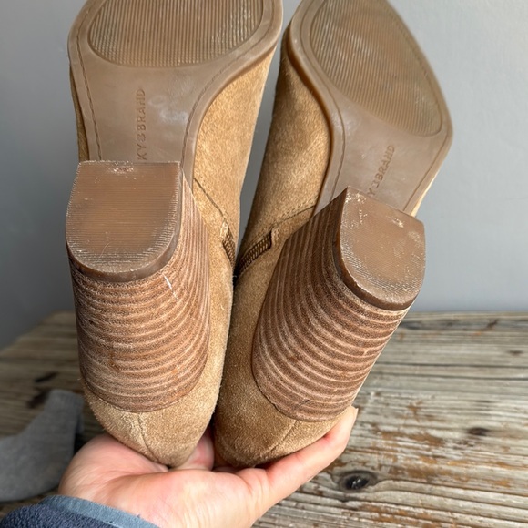 Tan Suede Ankle Boots - Picture 10 of 10